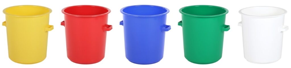 Gekleurde producten voor een efficiënte logistiek