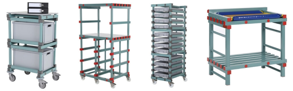 Ein Regal, viele Möglichkeiten – Kunststoff-Lagersysteme