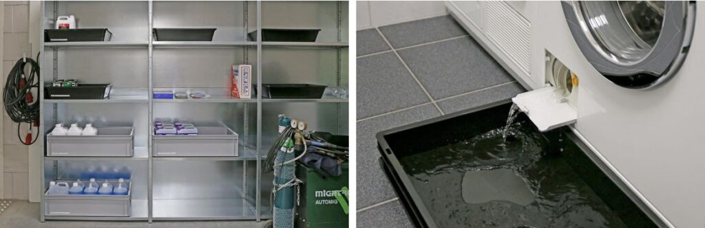 Auffangbehälter und Auffangpaletten | die Vorteile und Bedingungen