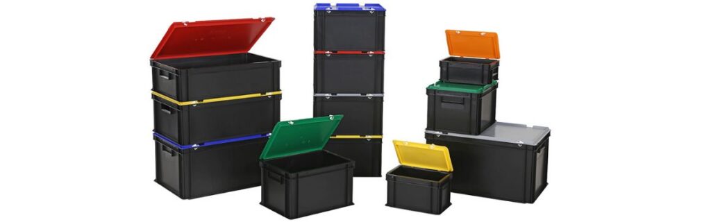 Jetzt wird es bunt, mit unseren Combicolor Deckelbehältern