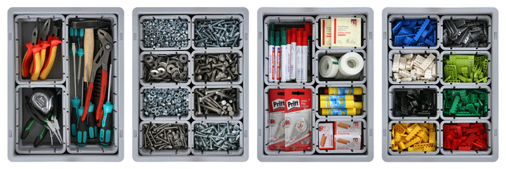 Mit Einsatzbehältern Zeit sparen