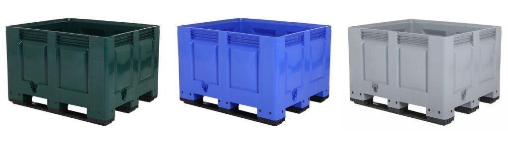 Palettenbox als Quarantänebecken für Koi-Karpfen