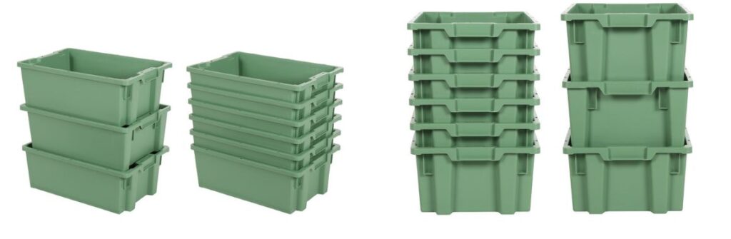 Behälter: Stapelbar, nestbar oder stapel-nestbar? Wir erklären die Unterschiede!