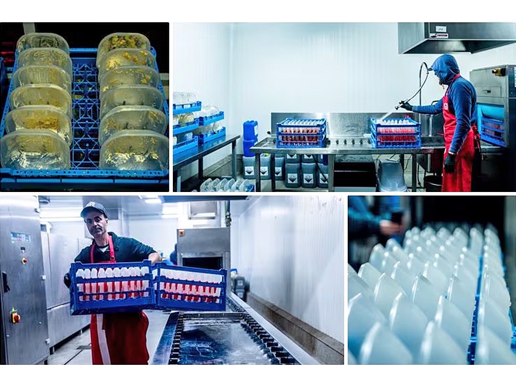 Onze vaatwaskorven in Brussel voor meer duurzaamheid