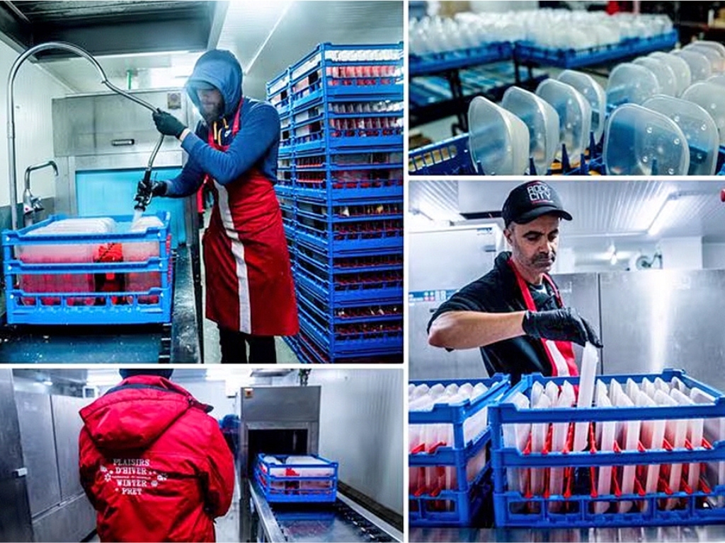 Spülkörbe für Mehrweggeschirr Transoplast